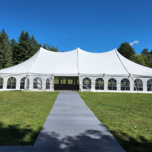 40'x80' POLE TENT: COMES WITH ALL WALLS & LABOUR CHARGES INCLUDED