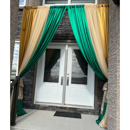 Front Entrance Draping Design 6